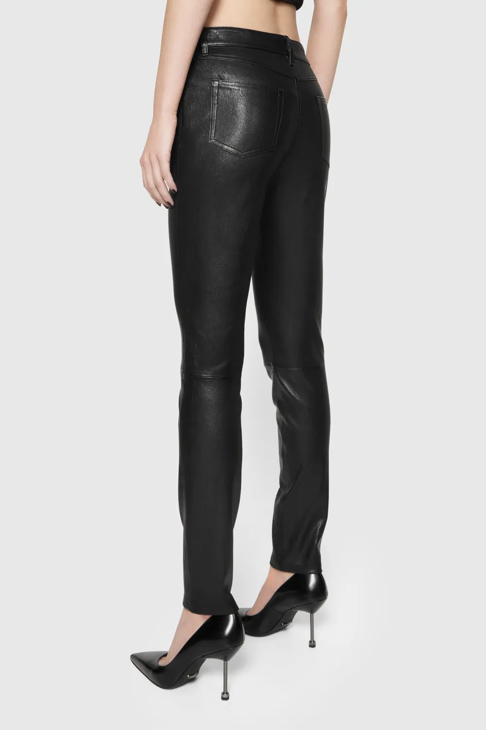 AntiSnag Threading Comfortable fit Ziggy Leather Pant