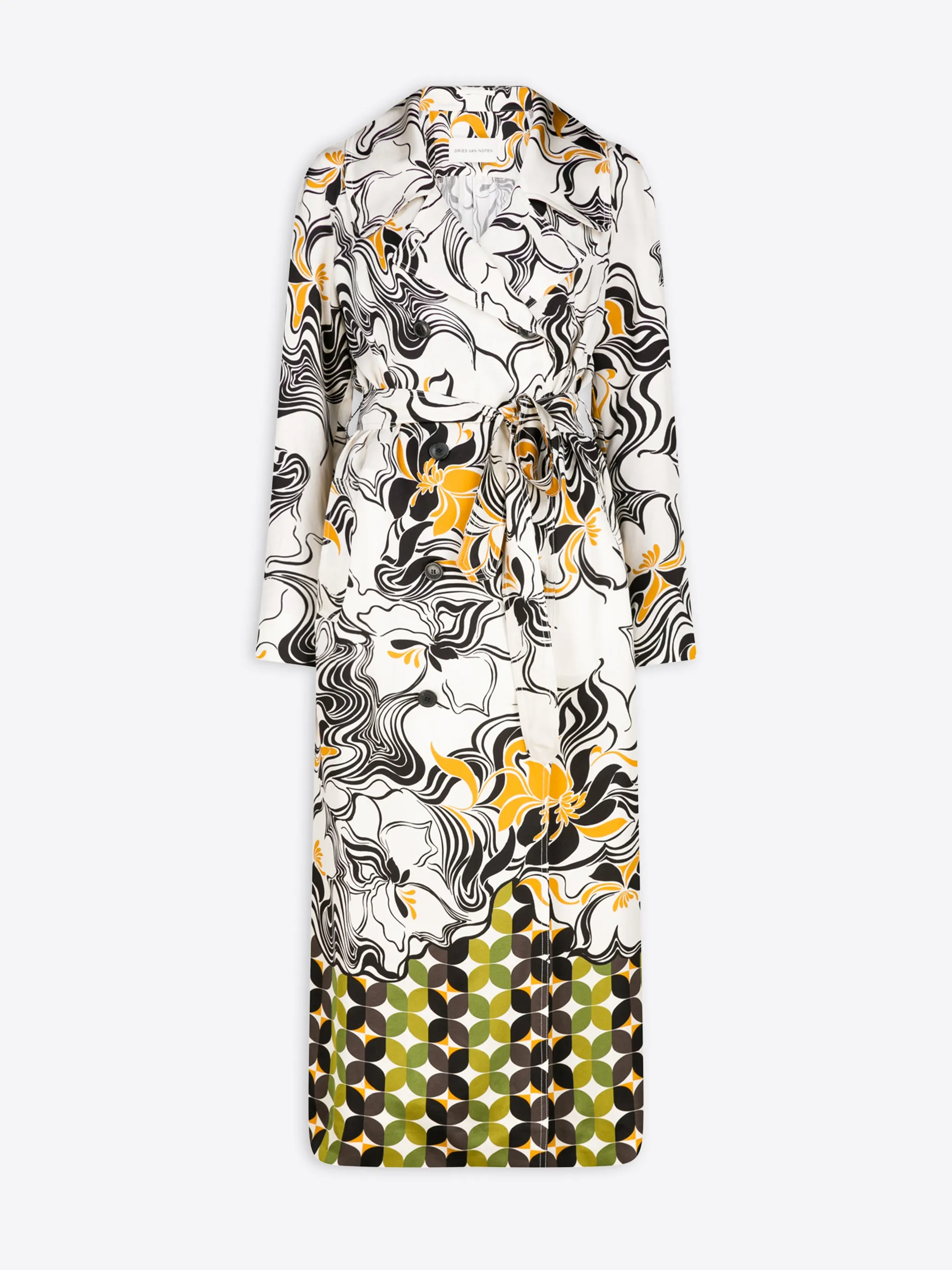 Recycled materials Unconstructed coat