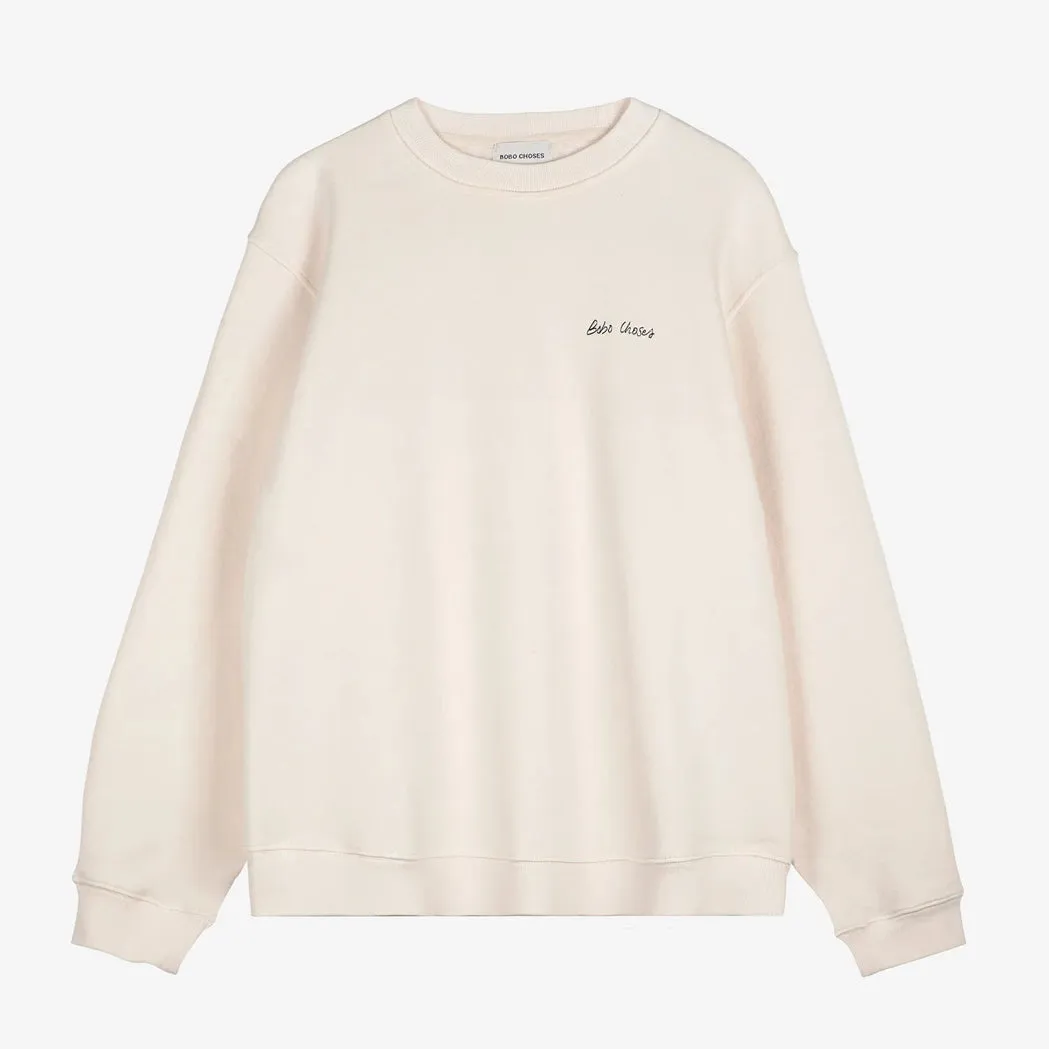 Beach Cover product skiing suitability Bobo Choses Mr Pencil Fitted Sweatshirt Off-White