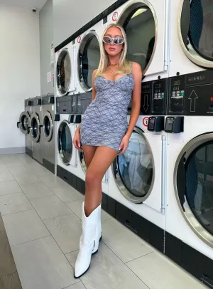 Stylish Comfort Dario Mini Dress Grey