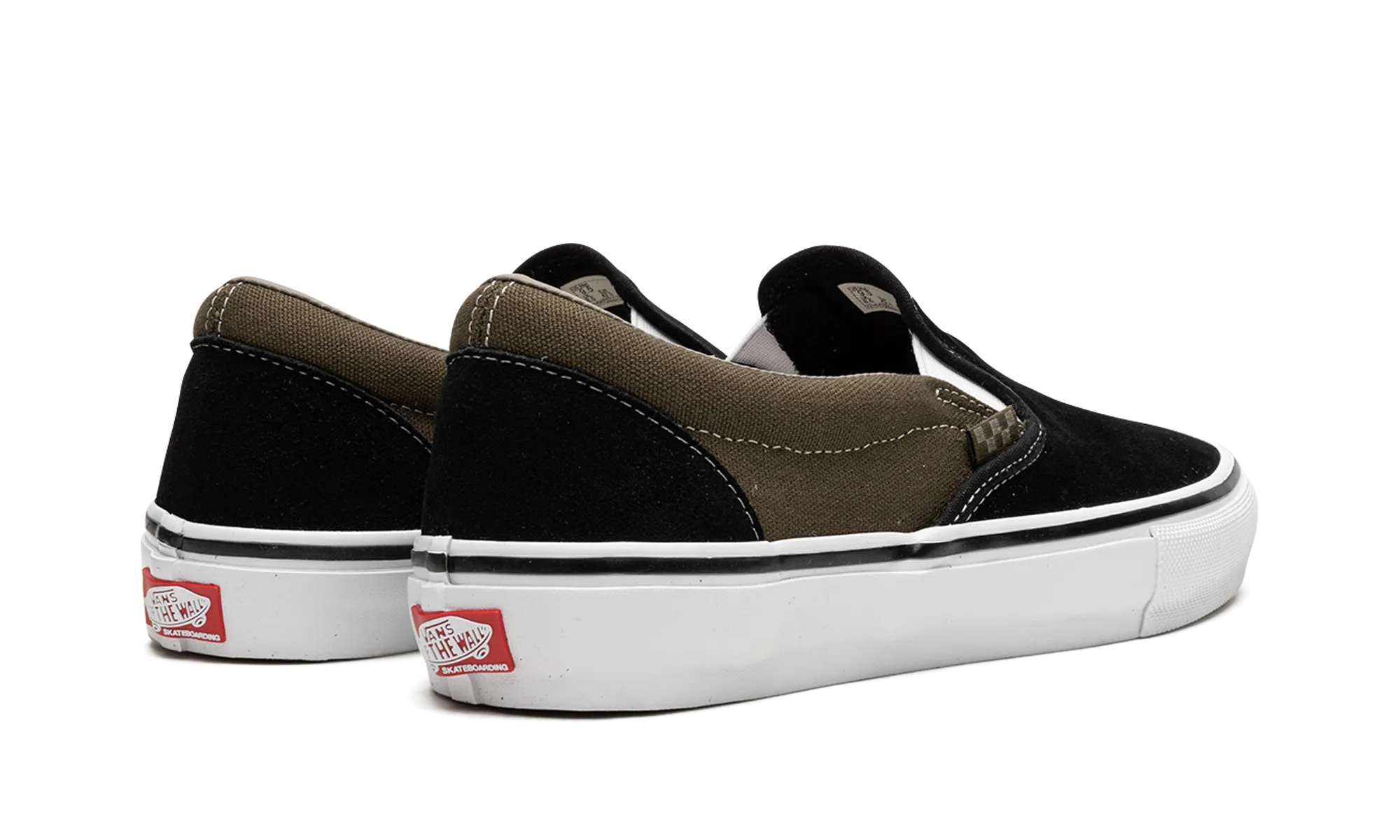 Vans Skate Slip-On "Black / Olive" Comfort foam Daily Routine