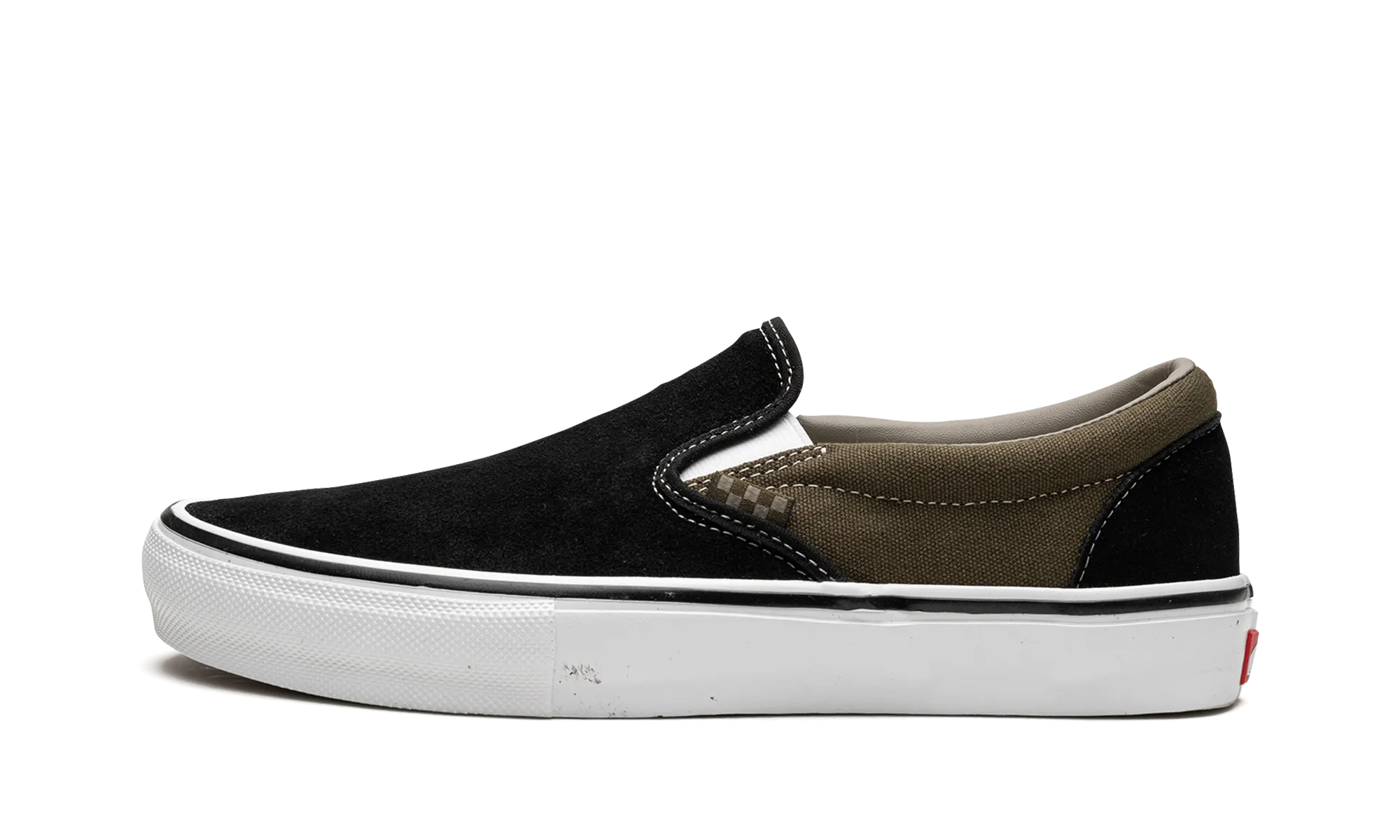 Vans Skate Slip-On "Black / Olive" Office Go