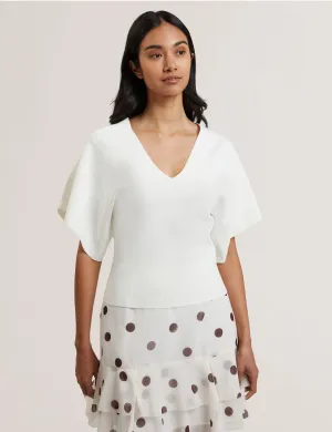 REGINAH | IVORY Comfortable Wear Lattice Pattern