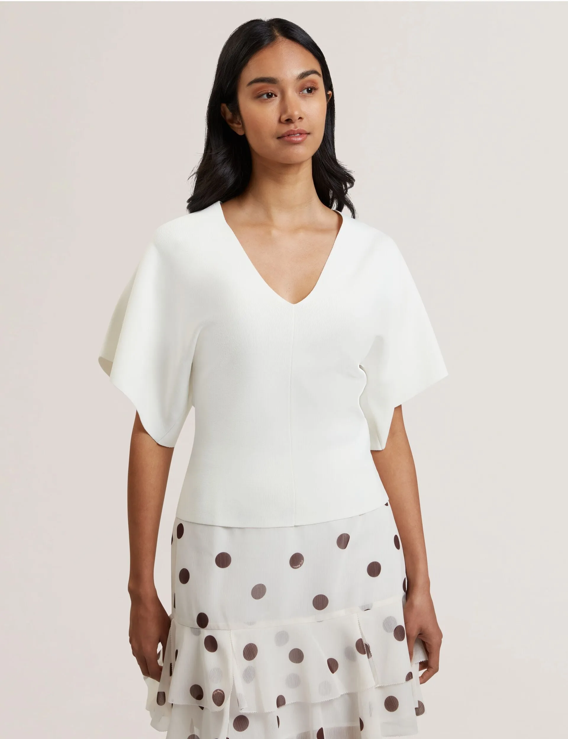 REGINAH | IVORY Comfortable Wear Lattice Pattern