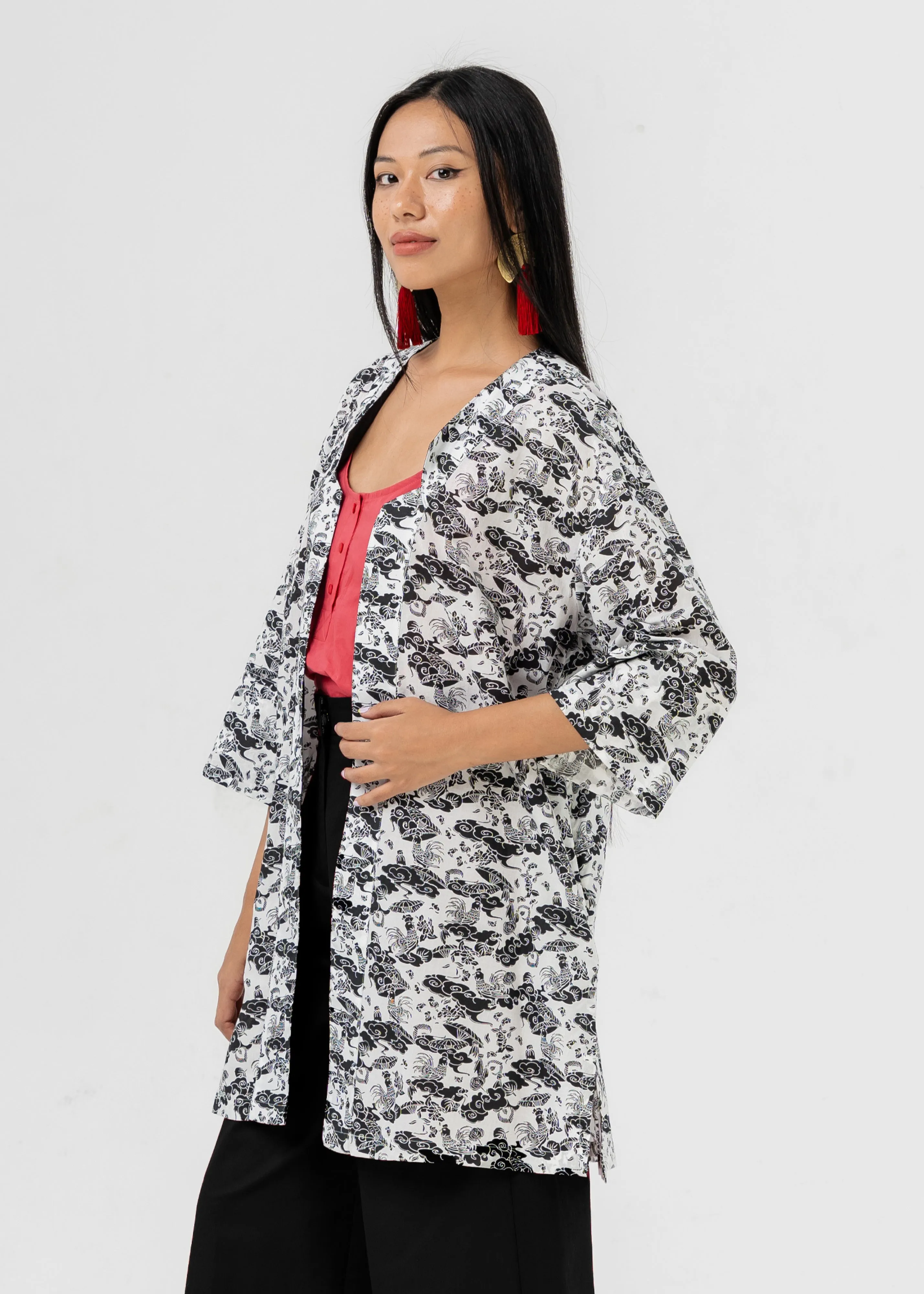 CASSIOPEIA - WHITE ROOSTER Extra Layer Piece