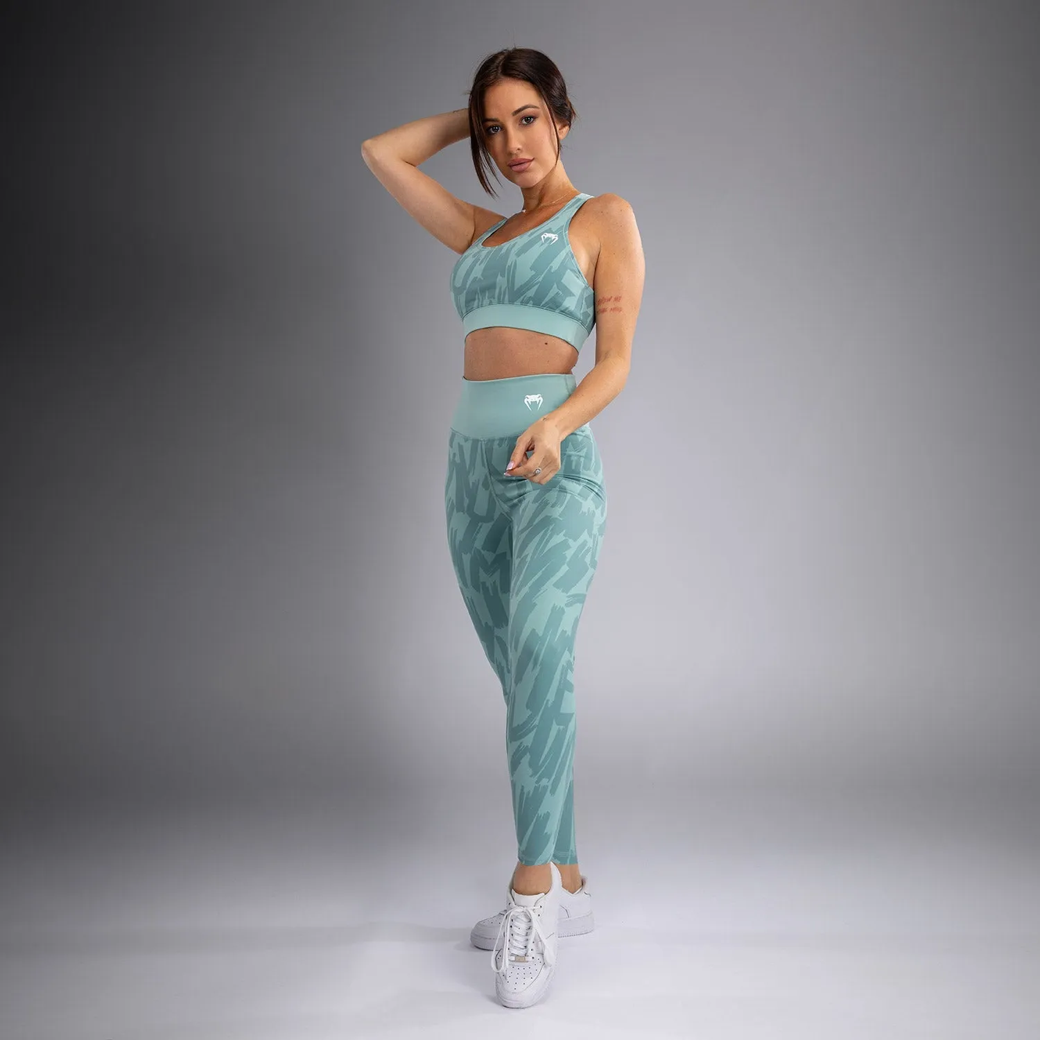 Venum Graffiti Women??s Full-Length Leggings - Aqua Thermal regulation