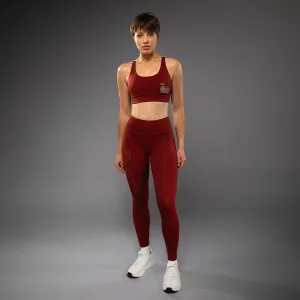 Neutral Wear Venum Serpenti Women??s Leggings - Burgundy/Ivory