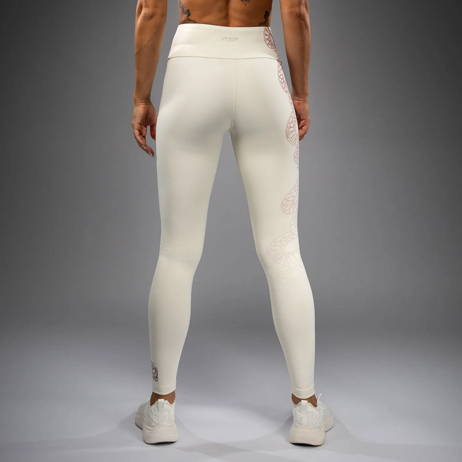 Venum Serpenti Women??s Leggings - Ivory/Burgundy Postpartum Fit Slim Fit Warm Layer