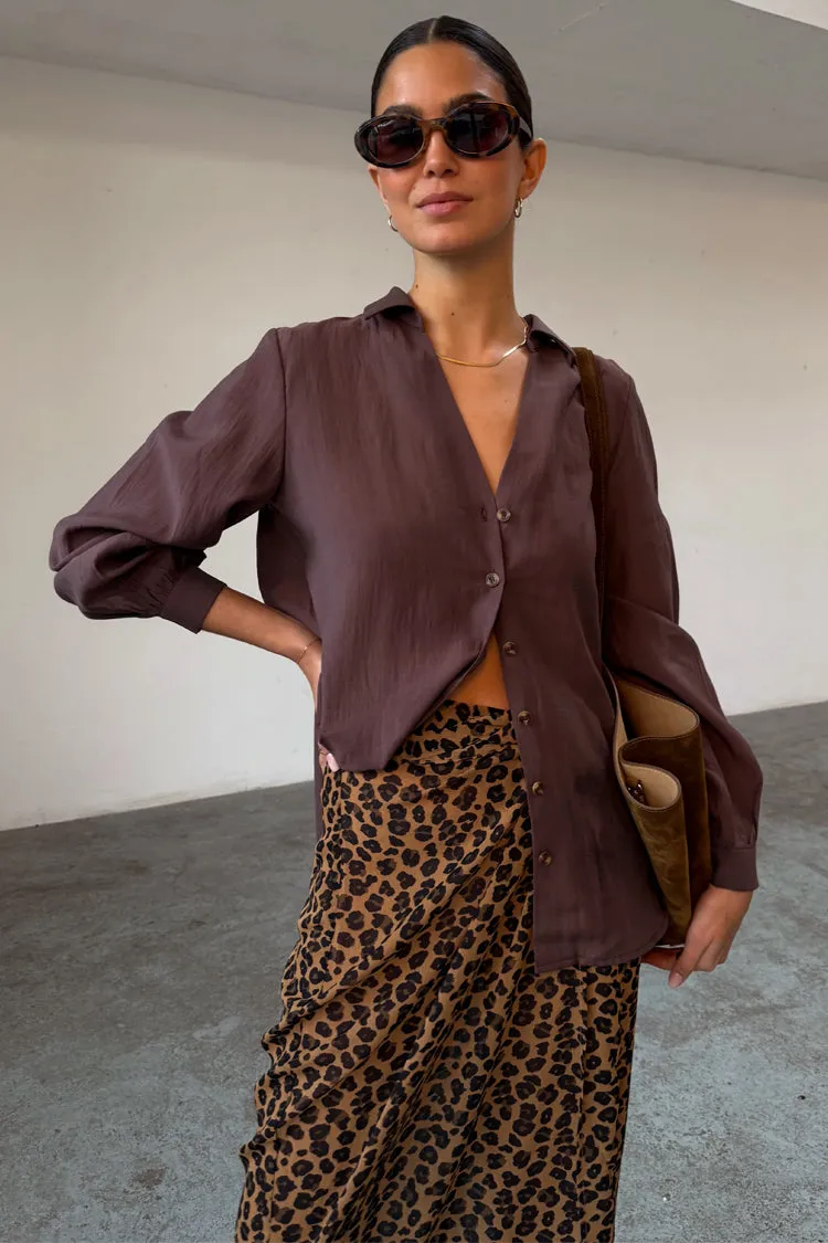 Chocolate Miley Shirt Indoor clothing Everyday Fashion Look