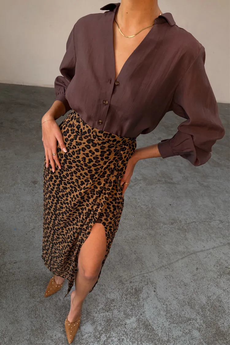 Chocolate Miley Shirt Sleek Fit Wear