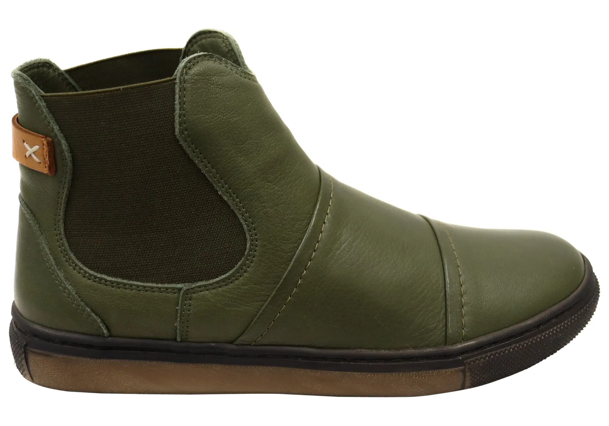 Work Field Orizonte Wilka Womens European Comfortable Leather Ankle Boots