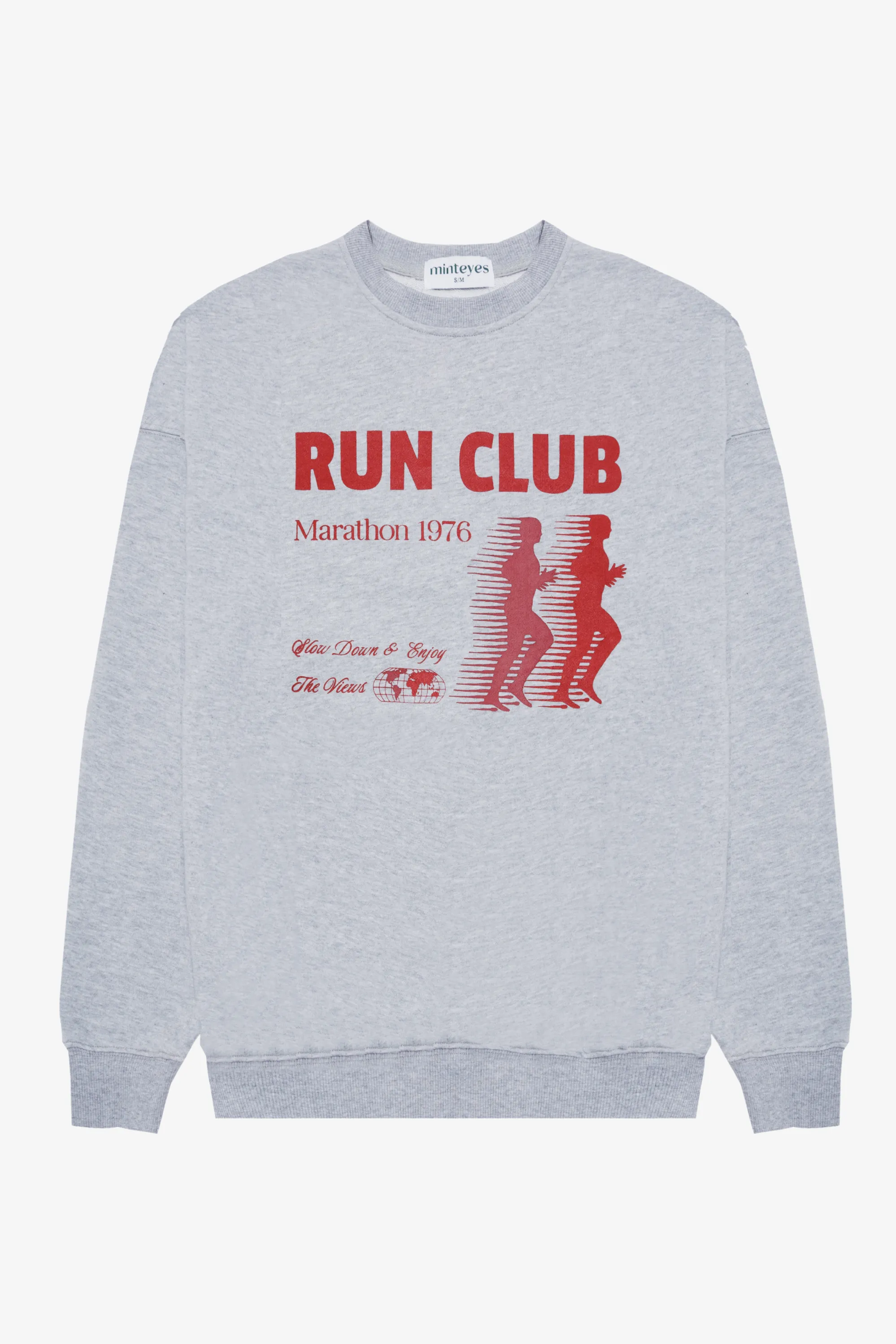 Run Club Sweatshirt product tag identification