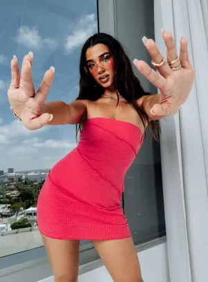 Comfy and Cozy Oscar Mini Dress Red