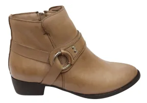 High Traction Stylish Explorer Via Paula Lisa Womens Comfortable Brazilian Leather Ankle Boots