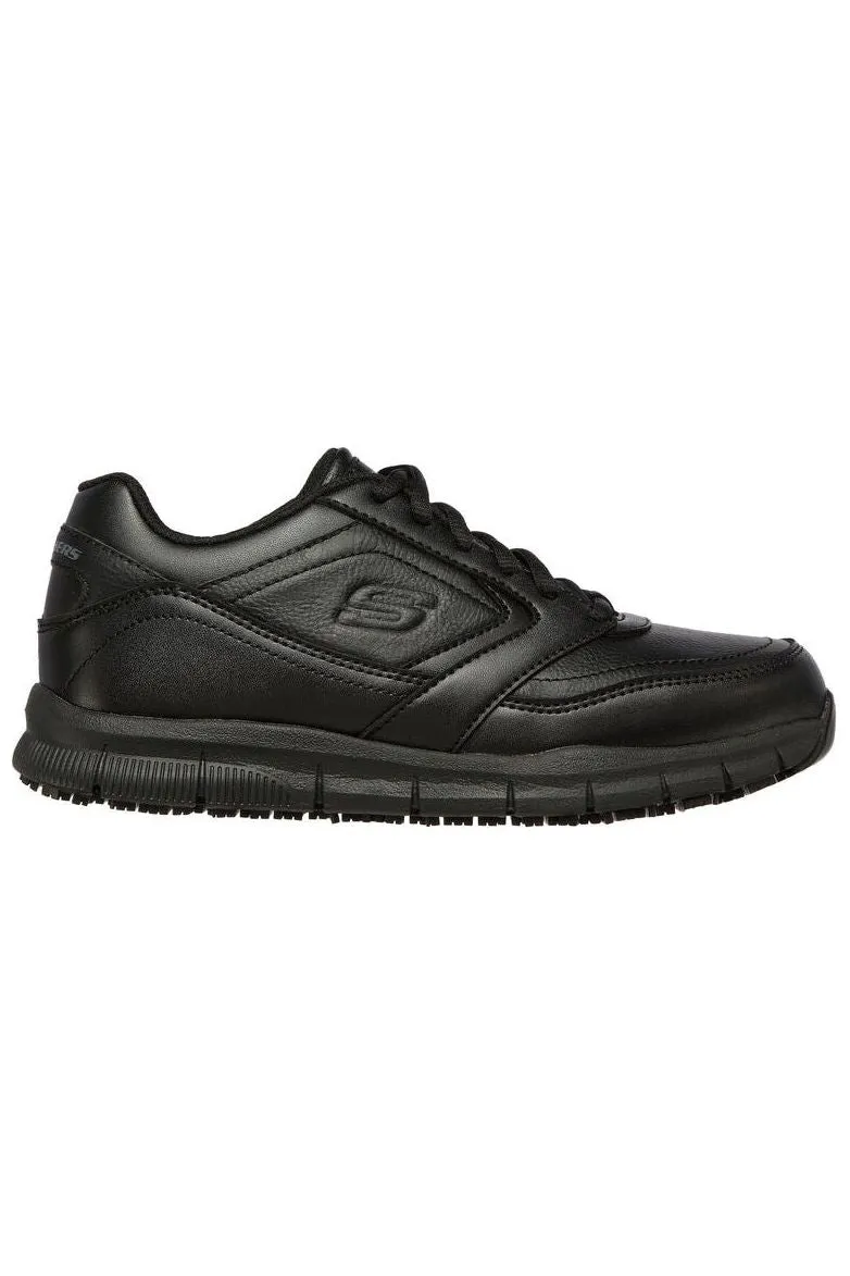Skechers Work Nampa 77235 Black Supportive Core Fitness Training Non Slip Wellness Seekers