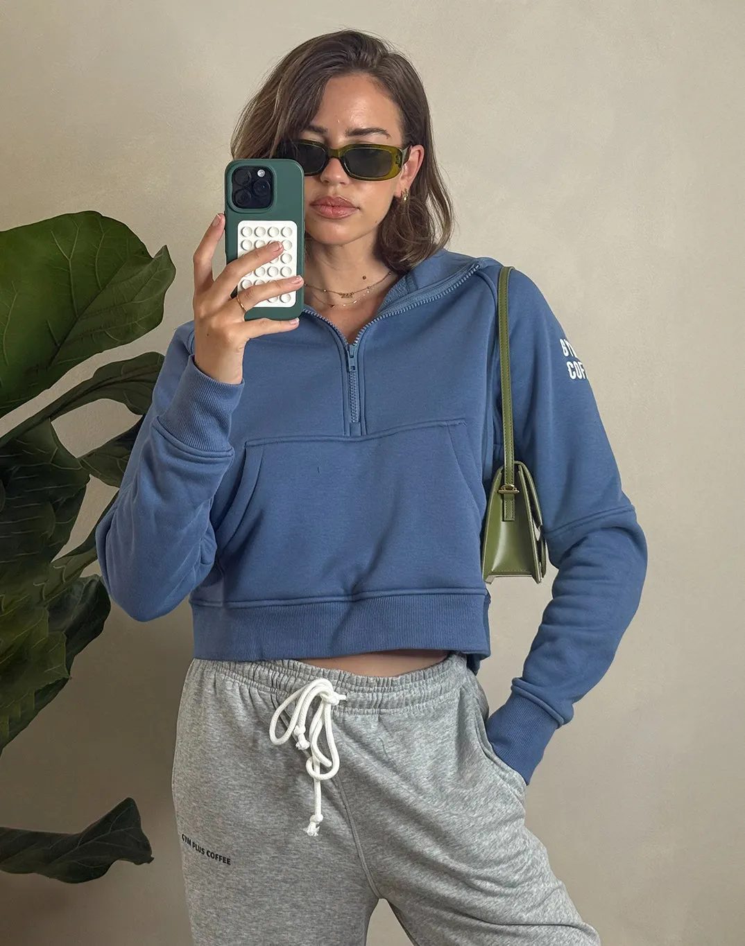 Wide Leg Jogger in Grey Marl Perfect Shape