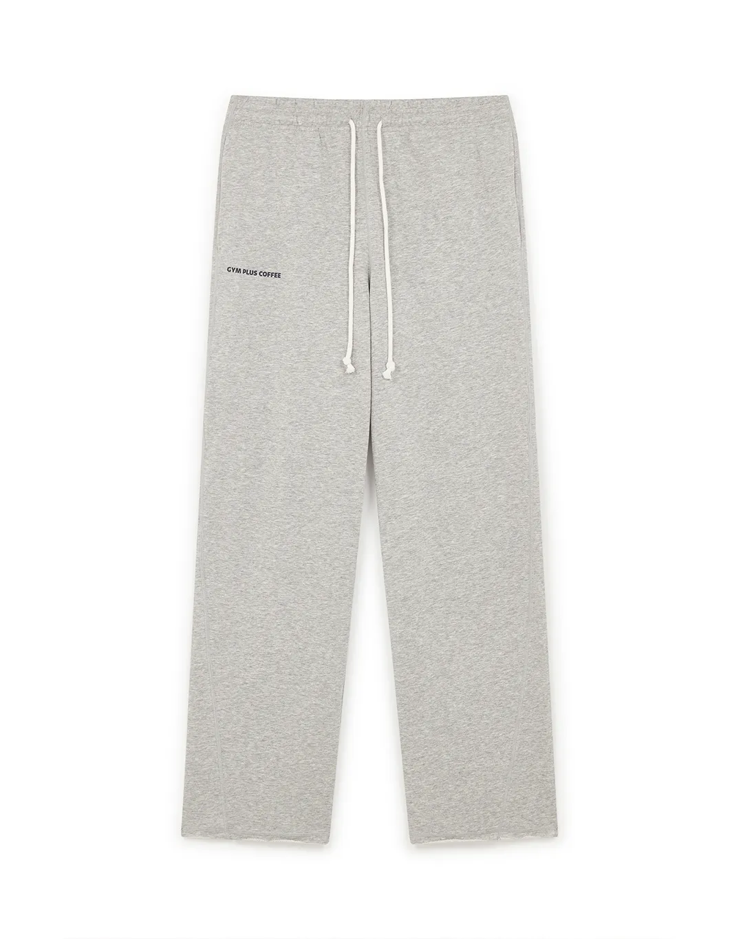 Wide Leg Jogger in Grey Marl Multi Panel Construction