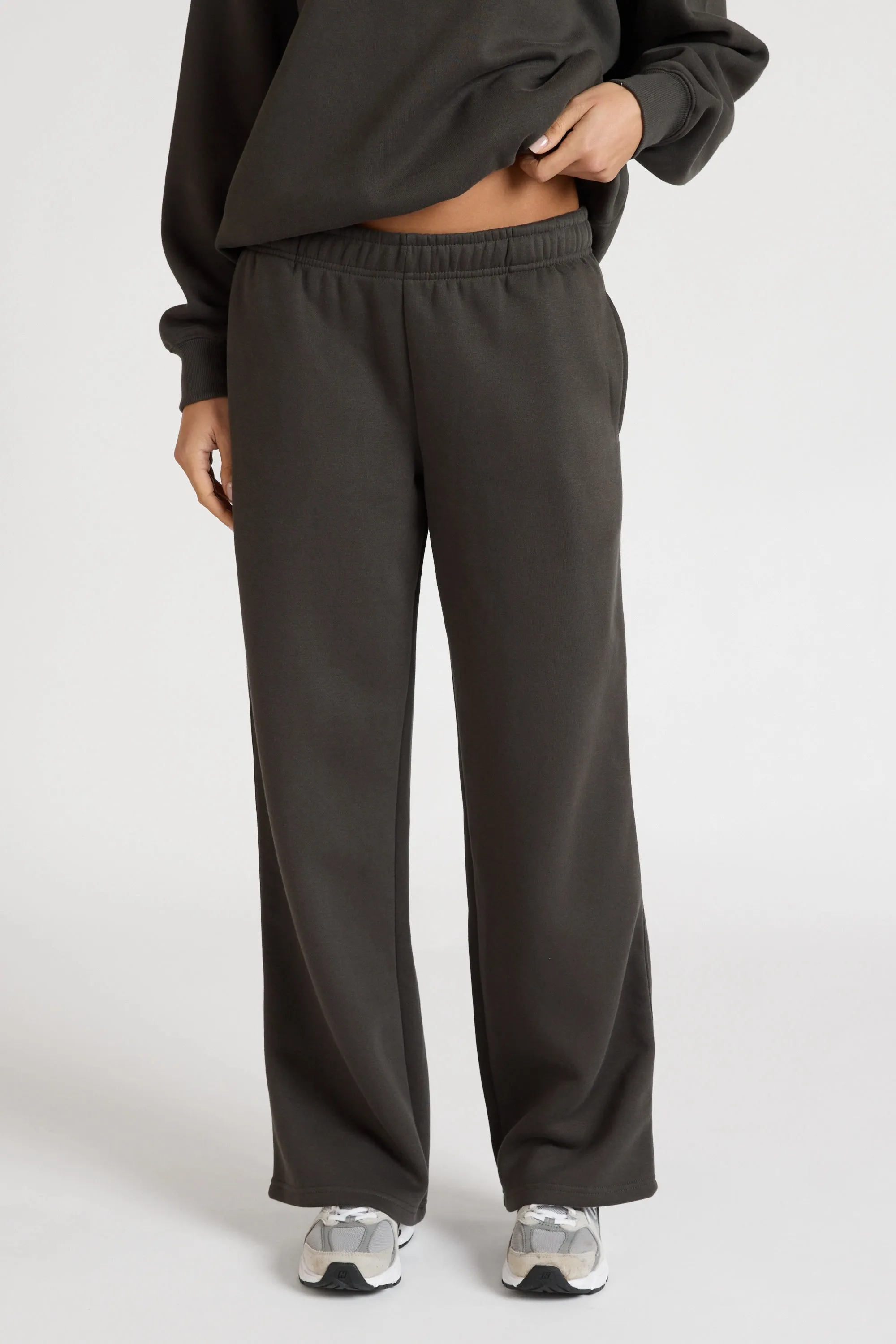 Slim Wear Design Wide Leg Track Pant