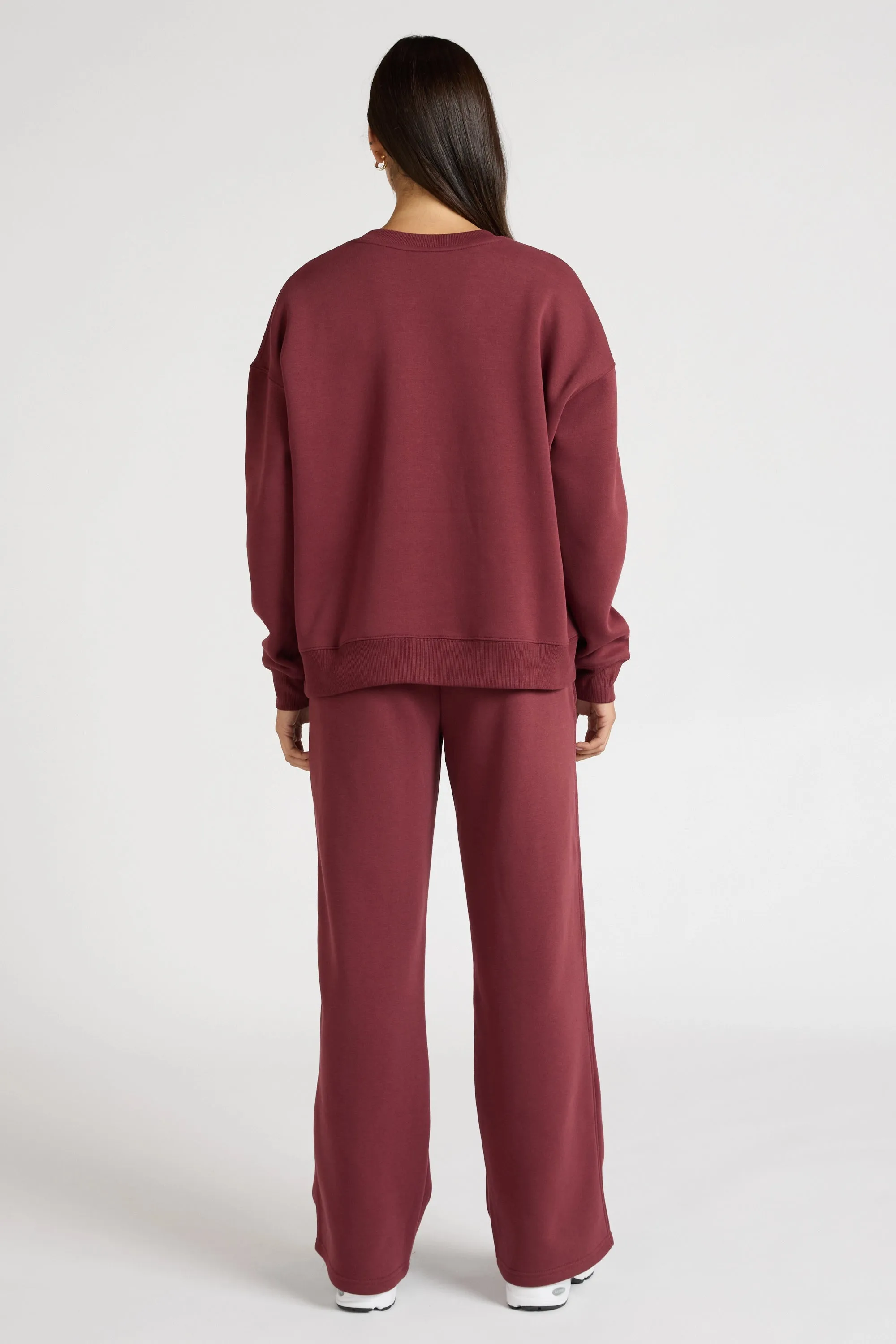 Wide Leg Track Pant Quick Wash Timeless Fit