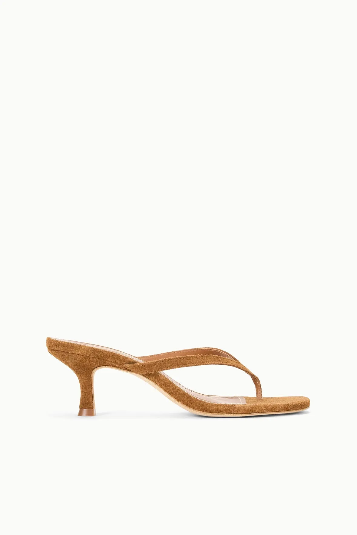 FREJA KITTEN HEEL | TAN Ankle Strap Shoes
