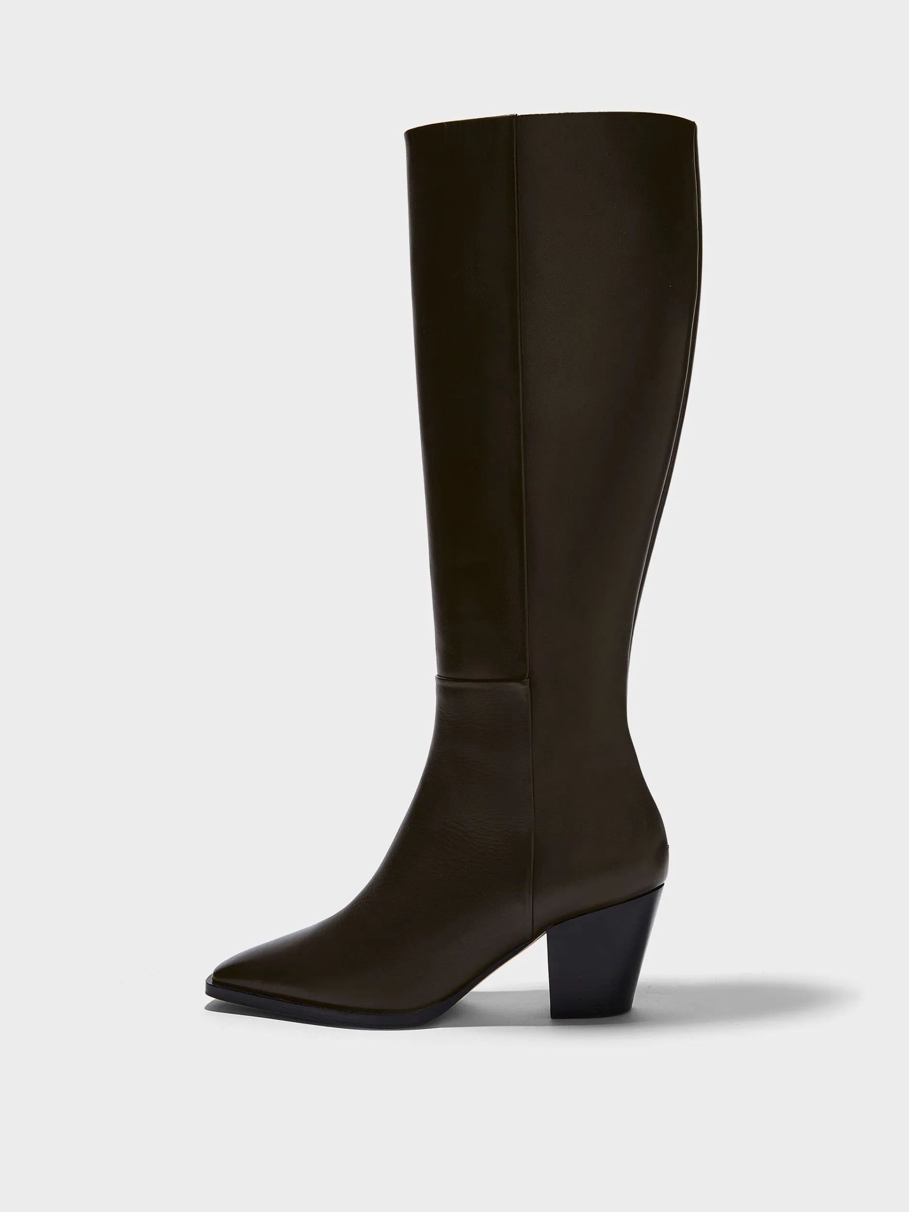 PU Minerva High Cowboy Boots