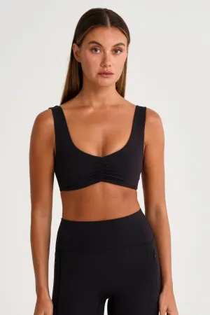 ALLFENIX CloudCore Ruched Sports Bra Lightweight Band