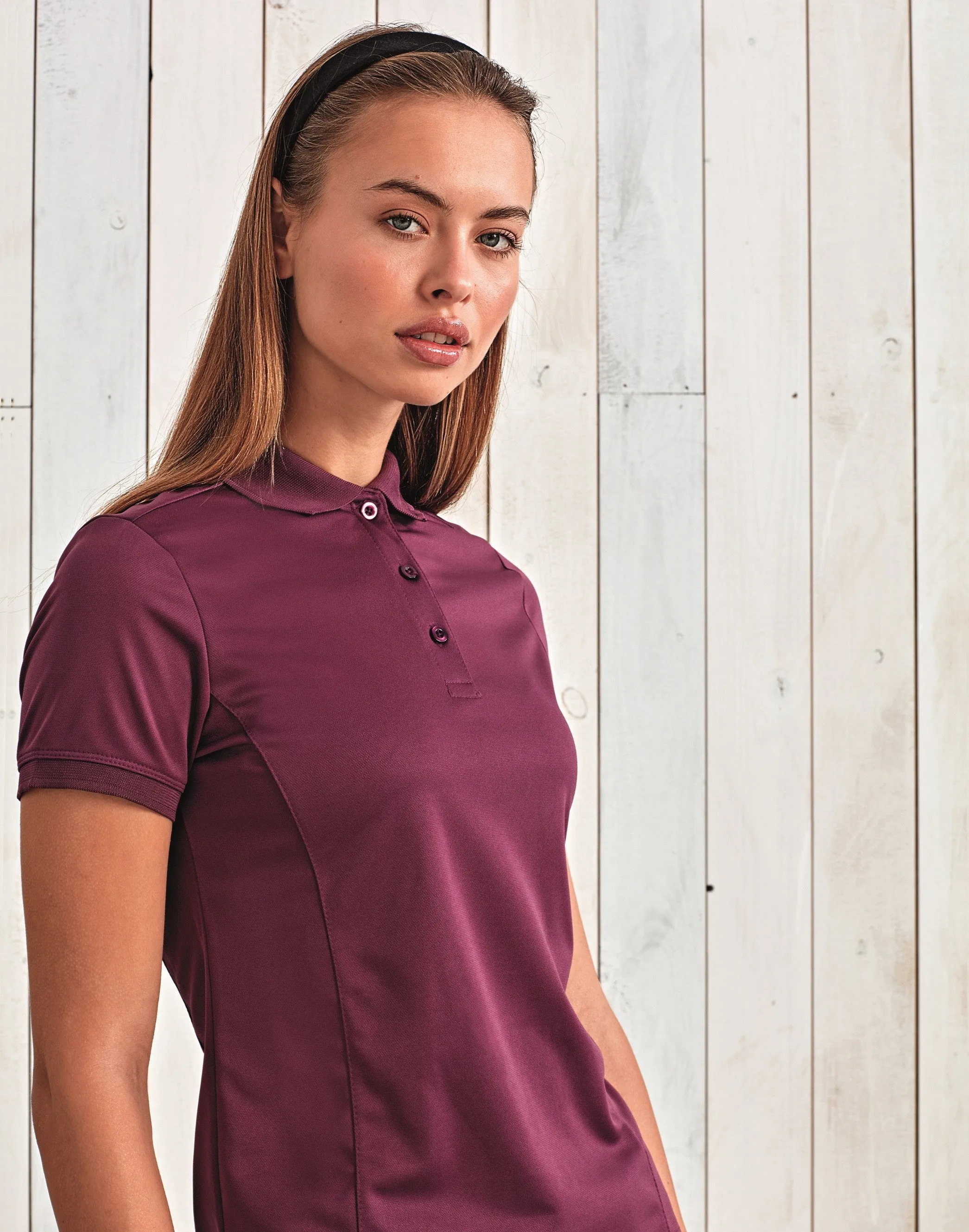 Women's Coolchecker Pique Polo | BLACK Unisex versatility