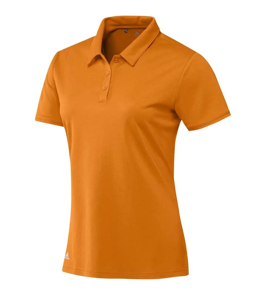 Scoop neck Minimal Comfort Style Women's Teamwear Polo | BRIGHT ORANGE