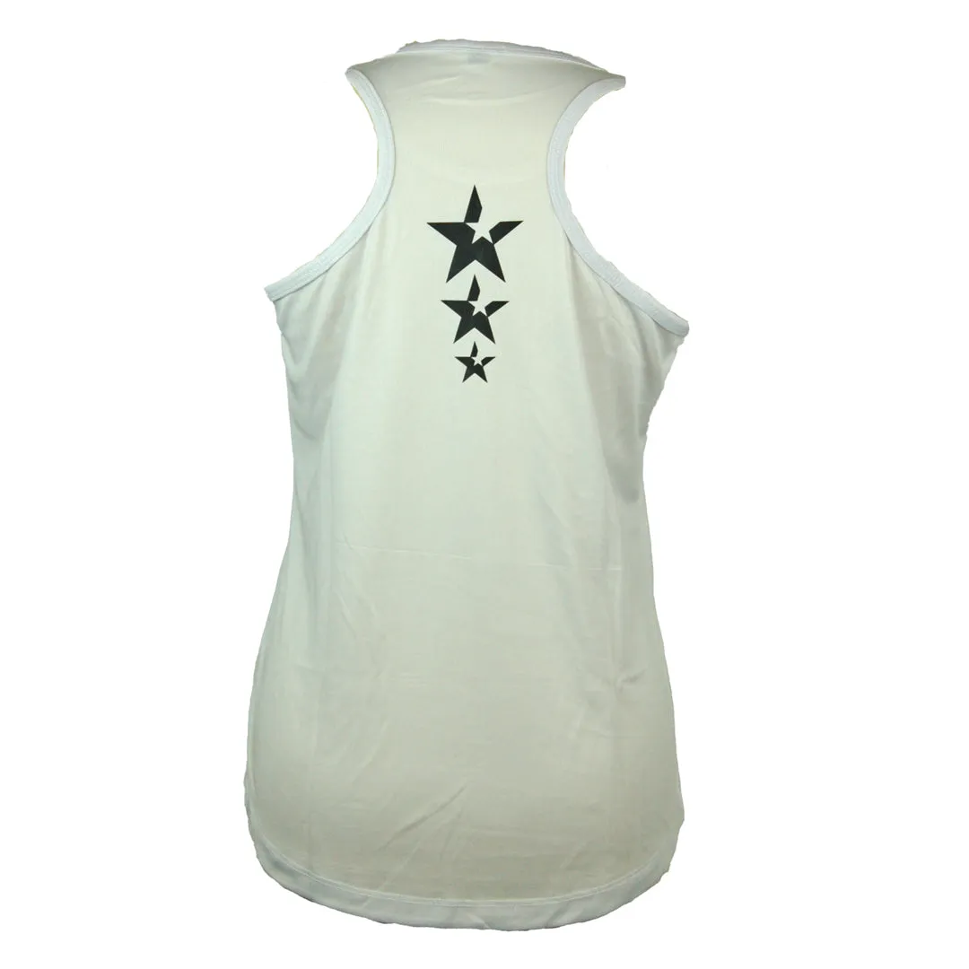 low - maintenance EasyCare Fabric Women's Vest | FLANCI Logo White