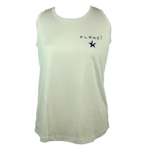 high pressure Workout Essential Women's Vest | FLANCI Logo White