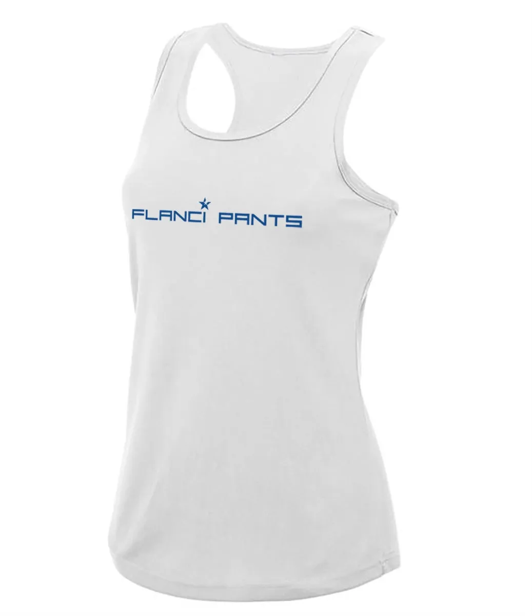 Women's Vest | FLANCI Pants High Viz | White Anti Chafe Design