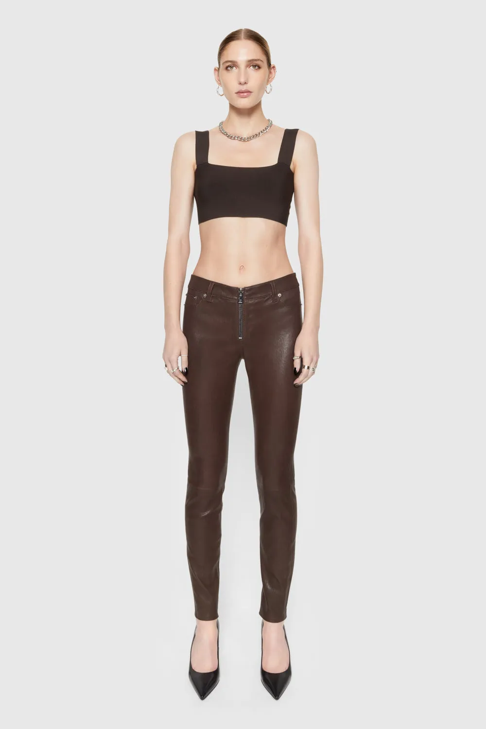 Ziggy Leather Pant China Cool
