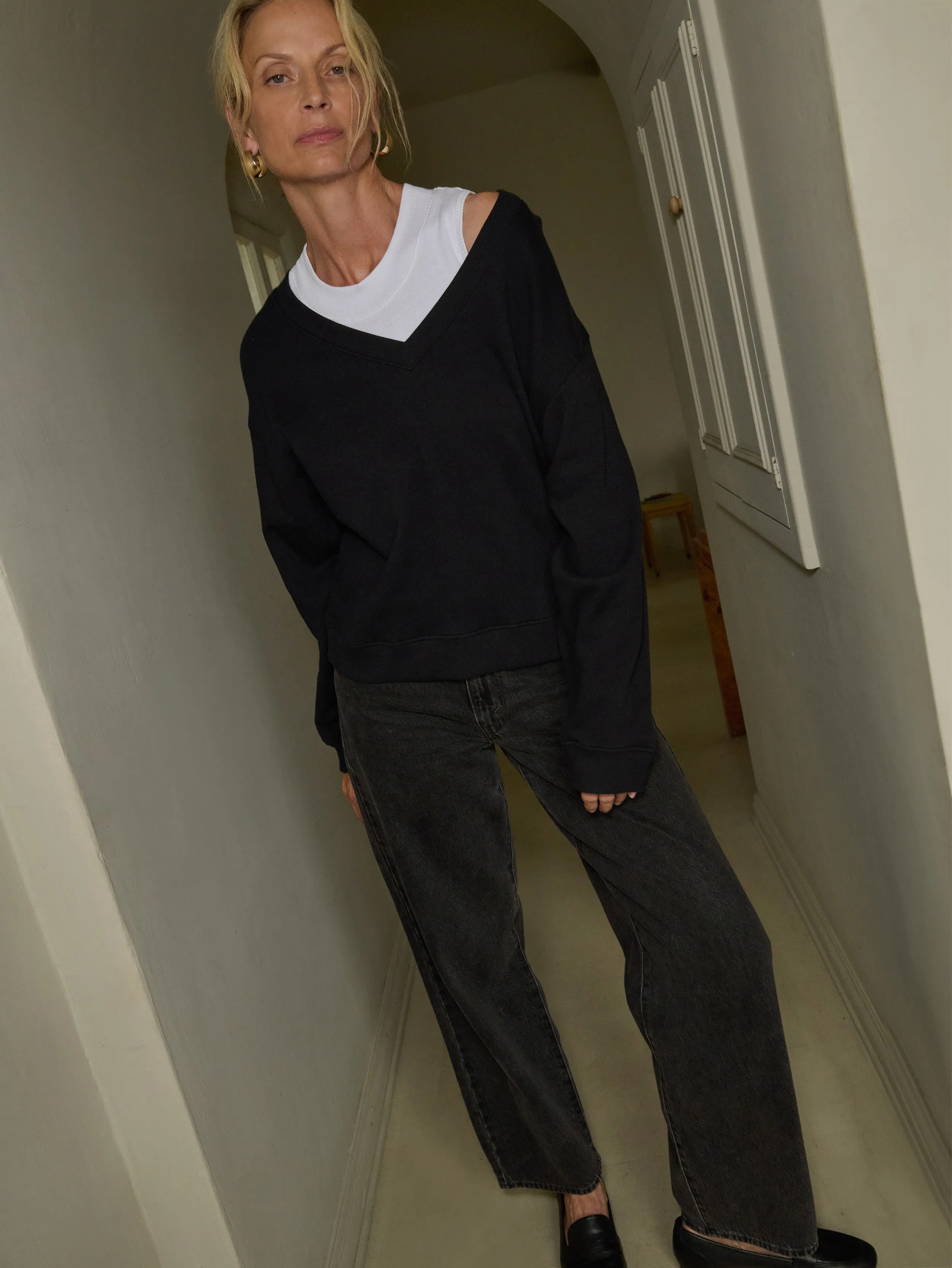 Wyatt Sweatshirt Relaxed Look Easy Layer