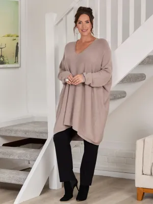 Yvette Knitted Jumper - Ash Ethical Production Certified