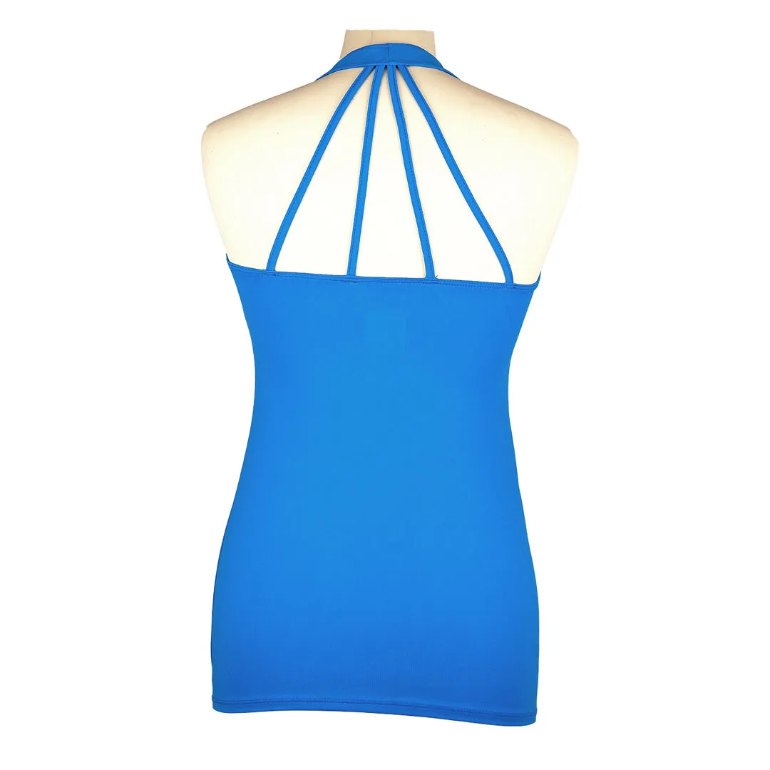 Urban Flexible ZAAZEE Ariana Fitness Vest-Sky Blue