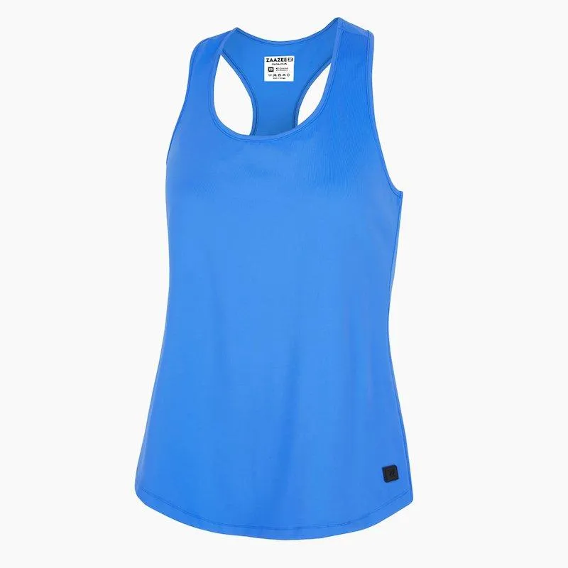High Collar ZAAZEE Azura 2 Fitness Vest - Sky Blue
