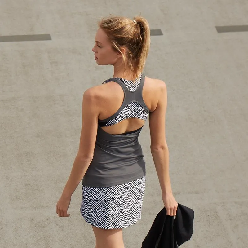 ZAAZEE Ella Open Backed Vest-Storm Grey Autonomous - capable