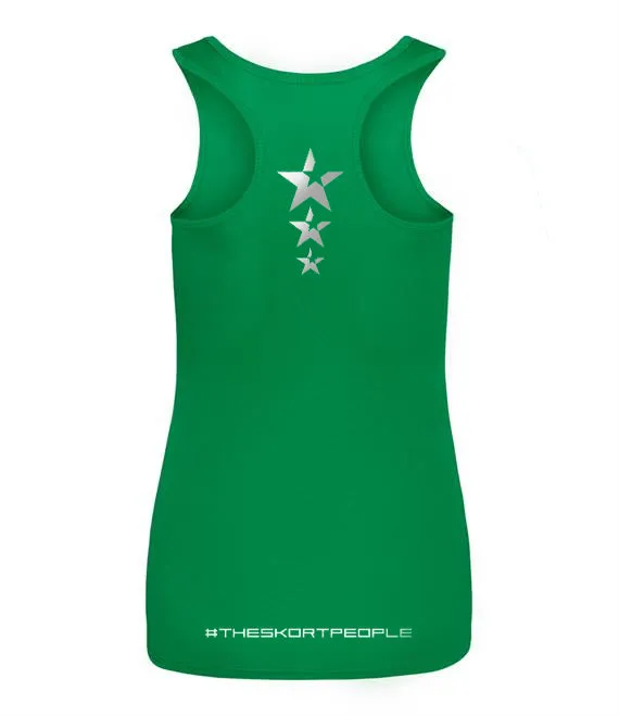 Women's Vest | FLANCI Logo High Viz | Green Thermal regulation