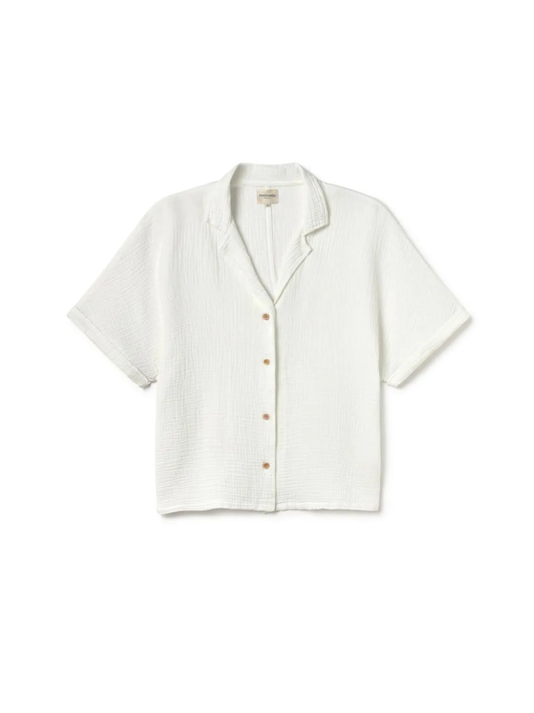 Trendy Top Chic Cut Zuqar - Off White